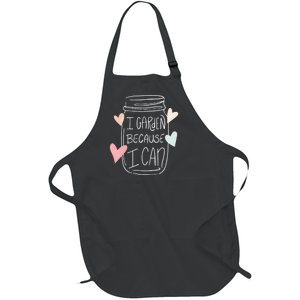 I Garden Because I Can Food Preservation Canning Full-Length Apron With Pockets