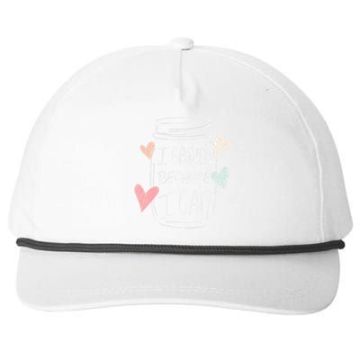 I Garden Because I Can Food Preservation Canning Snapback Five-Panel Rope Hat