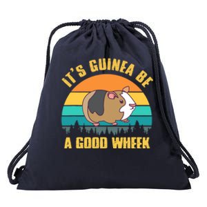 ItS Guinea Be A Good Wheek Guinea Pig Piggy Gift Drawstring Bag