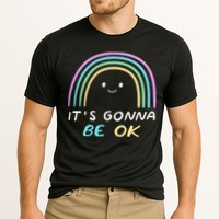 It's Gonna Be Ok Rainbow Smiley Face Positive Quote Cooling Performance Crew T-Shirt