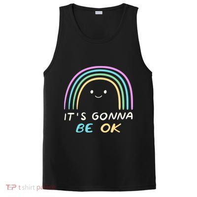It's Gonna Be Ok Rainbow Smiley Face Positive Quote PosiCharge Competitor Tank