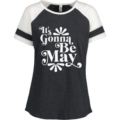 ItS Gonna Be May Fan Music Boy Band Enza Ladies Jersey Colorblock Tee