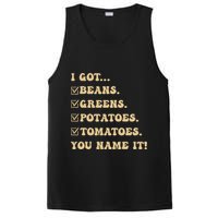 I Got Beans Greens Potatoes Tomatoes You Name It Funny Gag  PosiCharge Competitor Tank
