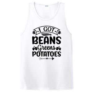 I Got Beans Greens Potatoes For Thanksgiving Turkey PosiCharge Competitor Tank