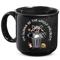 I'm Gonna Be The Whole Problem Funny Raccoon Whole Problem  15oz Campfire Ceramic Mug
