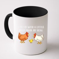 I Get By With A Little Help From My Hens Chicken Lovers Mug