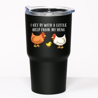 I Get By With A Little Help From My Hens Chicken Lovers Tumbler