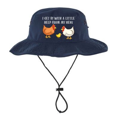 I Get By With A Little Help From My Hens Chicken Lovers Legacy Cool Fit Booney Bucket Hat