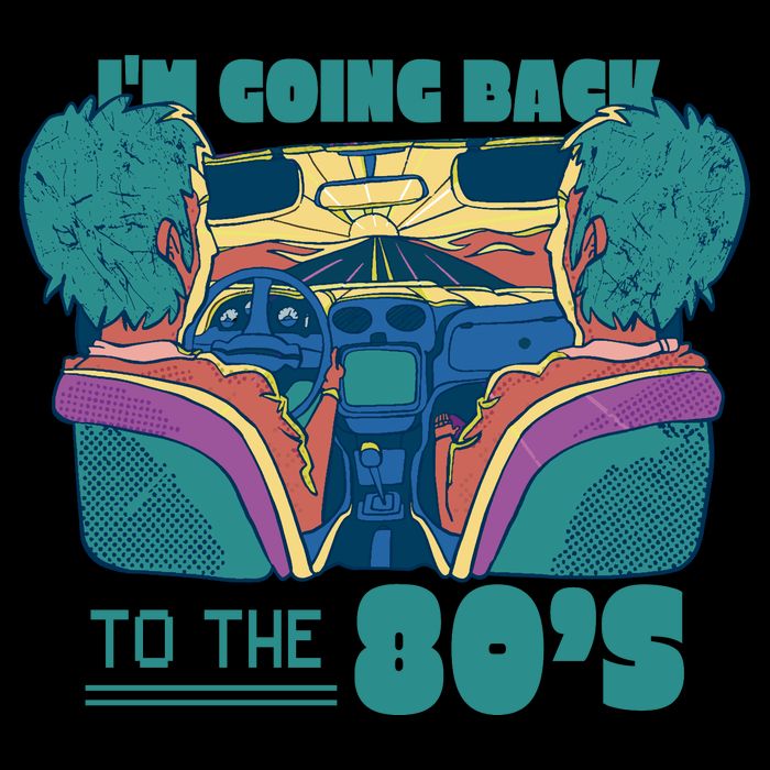 I'm Going Back To The 80s Retro 16 in Basic Backpack