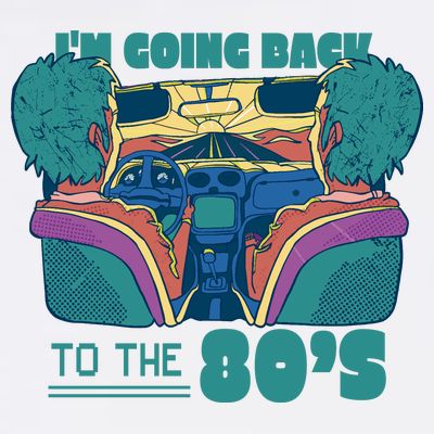 I'm Going Back To The 80s Retro T-Shirt