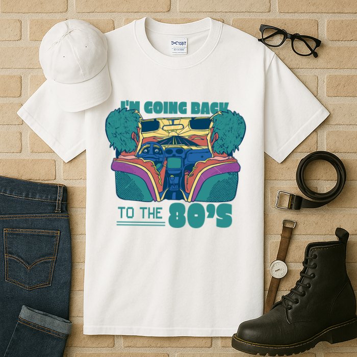 I'm Going Back To The 80s Retro Tall T-Shirt