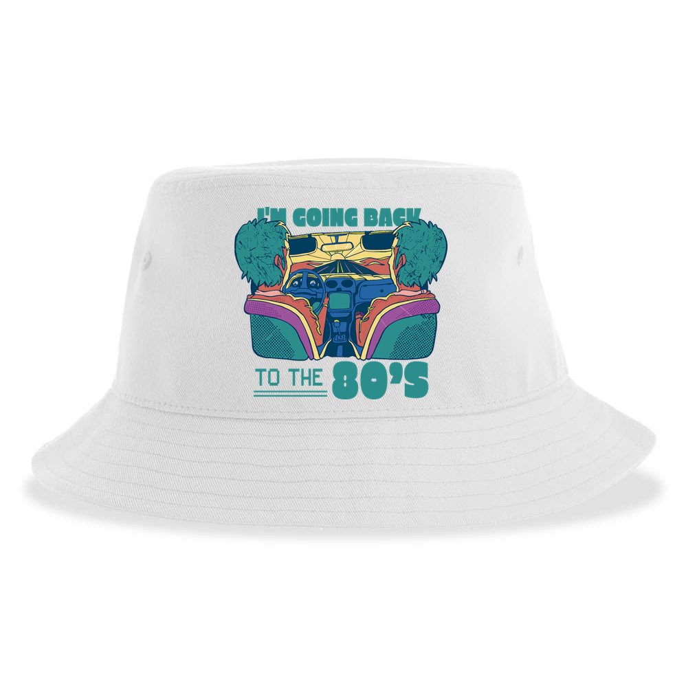 I'm Going Back To The 80s Retro Sustainable Bucket Hat