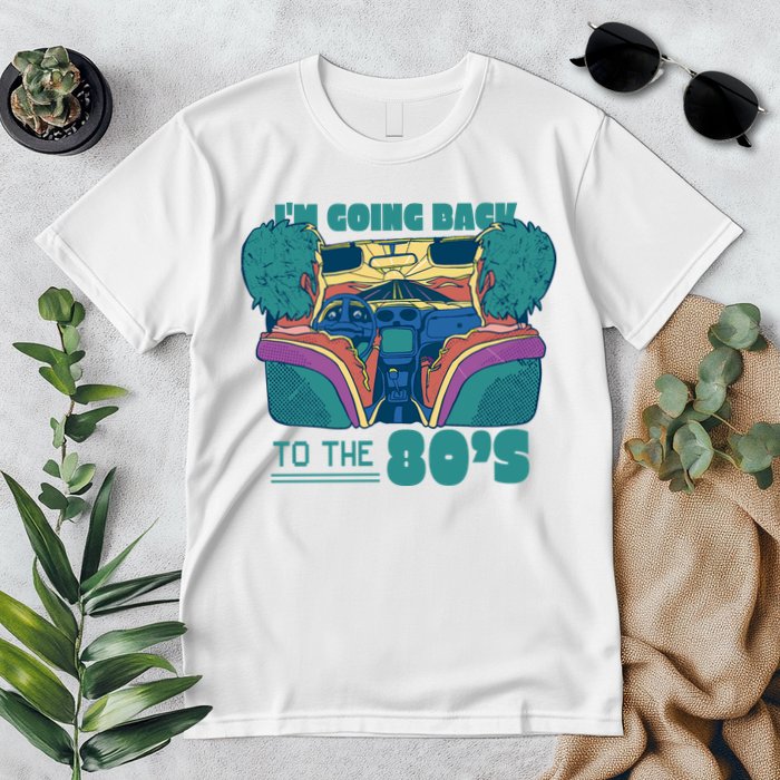 I'm Going Back To The 80s Retro Premium T-Shirt