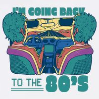 I'm Going Back To The 80s Retro Premium T-Shirt