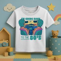 I'm Going Back To The 80s Retro Toddler T-Shirt