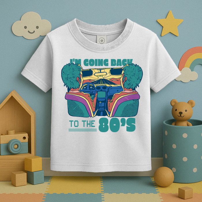 I'm Going Back To The 80s Retro Toddler T-Shirt