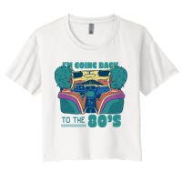 I'm Going Back To The 80s Retro Crop Top