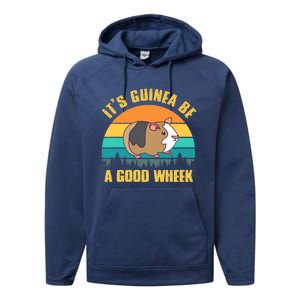 ItS Guinea Be A Good Wheek Guinea Pig Piggy Cool Gift Performance Fleece Hoodie