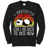 I Graduated Can I Go Back To Bed Now Cute Panda Sleeping Sweatshirt