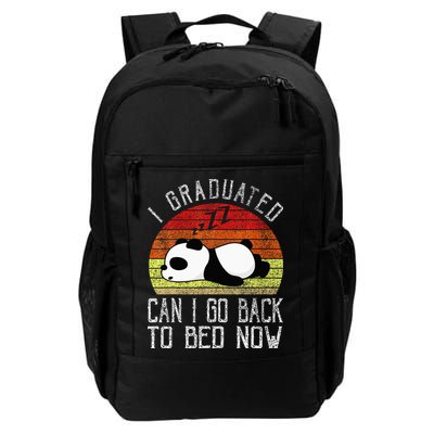 I Graduated Can I Go Back To Bed Now Cute Panda Sleeping Backpack
