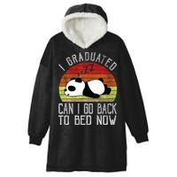 I Graduated Can I Go Back To Bed Now Cute Panda Sleeping Hooded Wearable Blanket