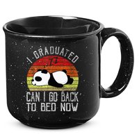 I Graduated Can I Go Back To Bed Now Cute Panda Sleeping 15oz Campfire Ceramic Mug
