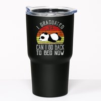 I Graduated Can I Go Back To Bed Now Cute Panda Sleeping Tumbler