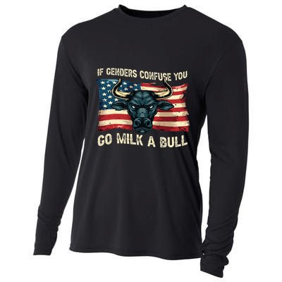 If Genders Confuse You Go Milk A Bull Cooling Performance Long Sleeve Crew