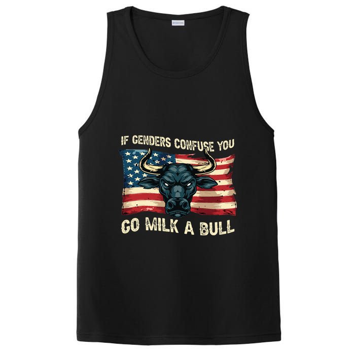 If Genders Confuse You Go Milk A Bull PosiCharge Competitor Tank