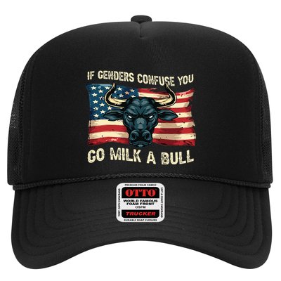If Genders Confuse You Go Milk A Bull Trucker Hat