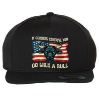 If Genders Confuse You Go Milk A Bull Wool Snapback Cap