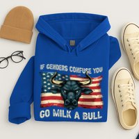 If Genders Confuse You Go Milk A Bull Hoodie