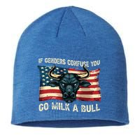 If Genders Confuse You Go Milk A Bull Sustainable Beanie