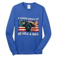 If Genders Confuse You Go Milk A Bull Tall Long Sleeve T-Shirt