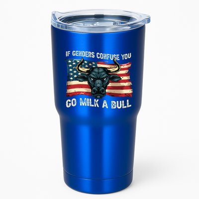 If Genders Confuse You Go Milk A Bull Tumbler