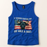 If Genders Confuse You Go Milk A Bull Tank Top