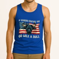 If Genders Confuse You Go Milk A Bull Tank Top
