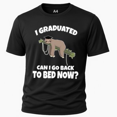 I Graduated Can I Go Back To Bed Now Sloth Performance Shirt