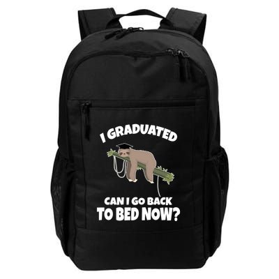 I Graduated Can I Go Back To Bed Now Sloth Backpack
