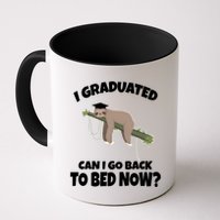 I Graduated Can I Go Back To Bed Now Sloth Mug