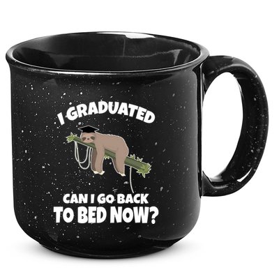 I Graduated Can I Go Back To Bed Now Sloth 15oz Campfire Ceramic Mug
