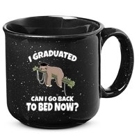I Graduated Can I Go Back To Bed Now Sloth 15oz Campfire Ceramic Mug