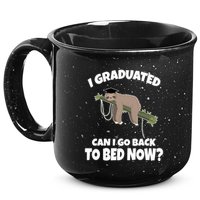 I Graduated Can I Go Back To Bed Now Sloth 15oz Campfire Ceramic Mug
