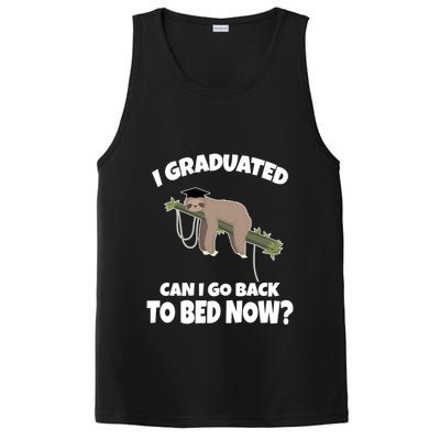 I Graduated Can I Go Back To Bed Now Sloth PosiCharge Competitor Tank