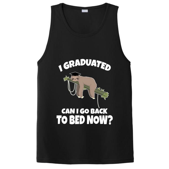 I Graduated Can I Go Back To Bed Now Sloth PosiCharge Competitor Tank