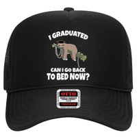 I Graduated Can I Go Back To Bed Now Sloth Hat