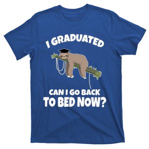 I Graduated Can I Go Back To Bed Now Sloth T-Shirt