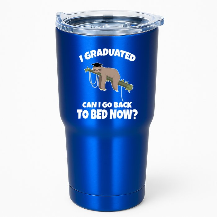 I Graduated Can I Go Back To Bed Now Sloth Tumbler