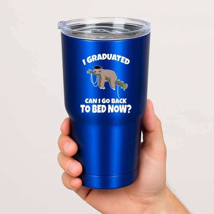 I Graduated Can I Go Back To Bed Now Sloth Tumbler