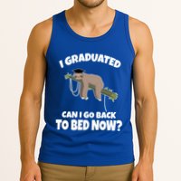 I Graduated Can I Go Back To Bed Now Sloth Tank Top